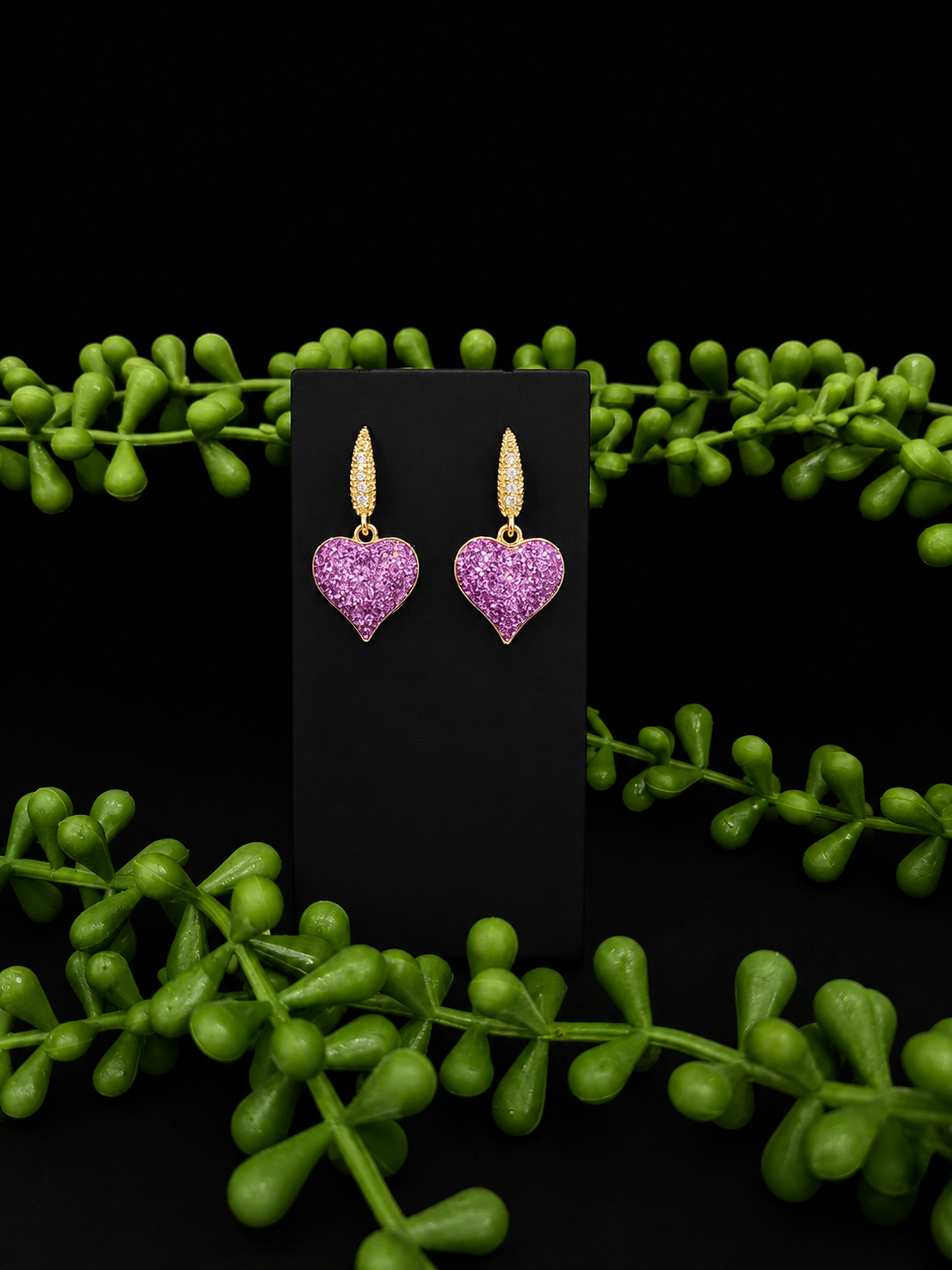 Earrings - A Touch of Class - Purple (Sami Collection)
