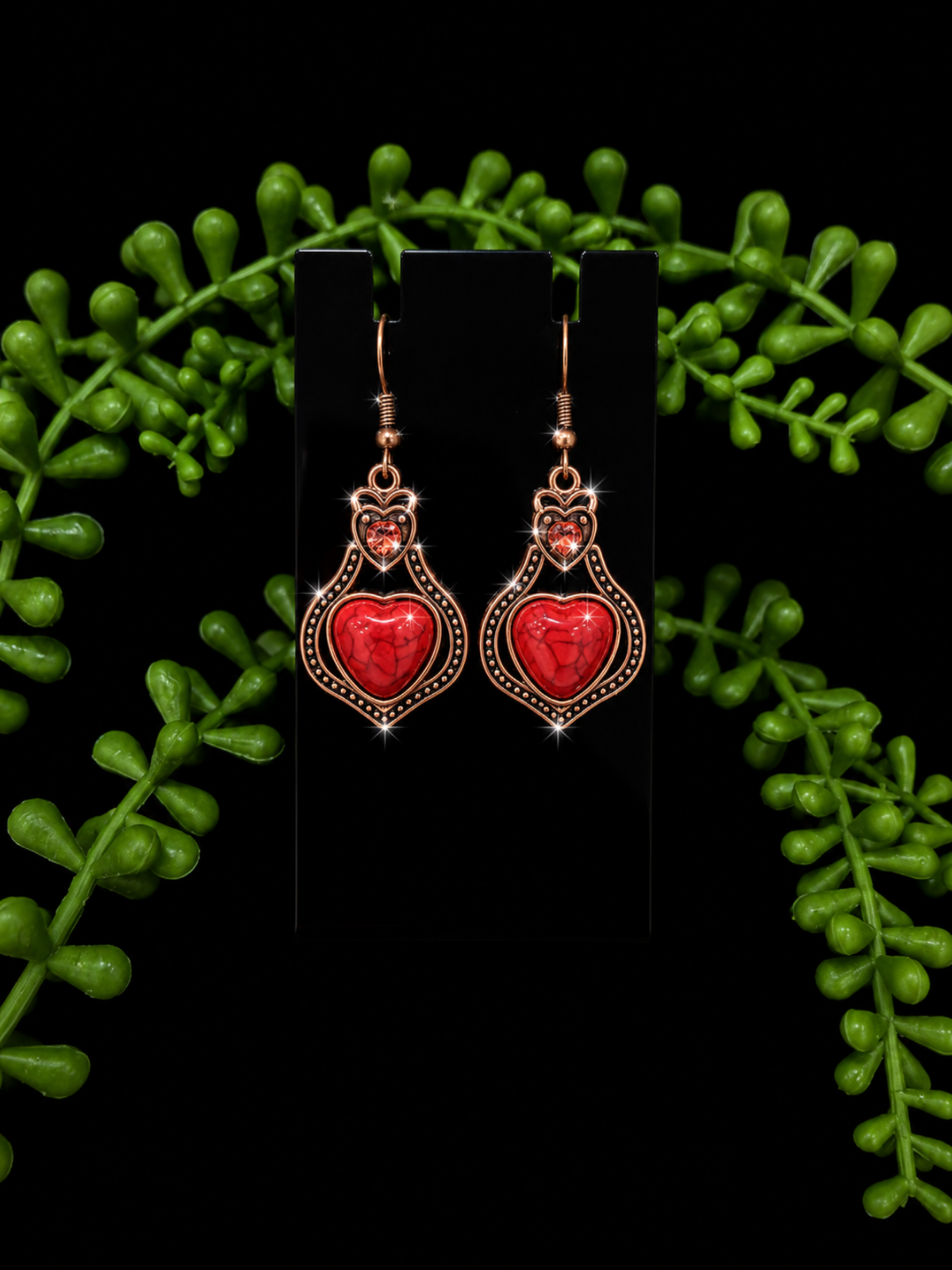 Earrings - Bohemian Hearts
