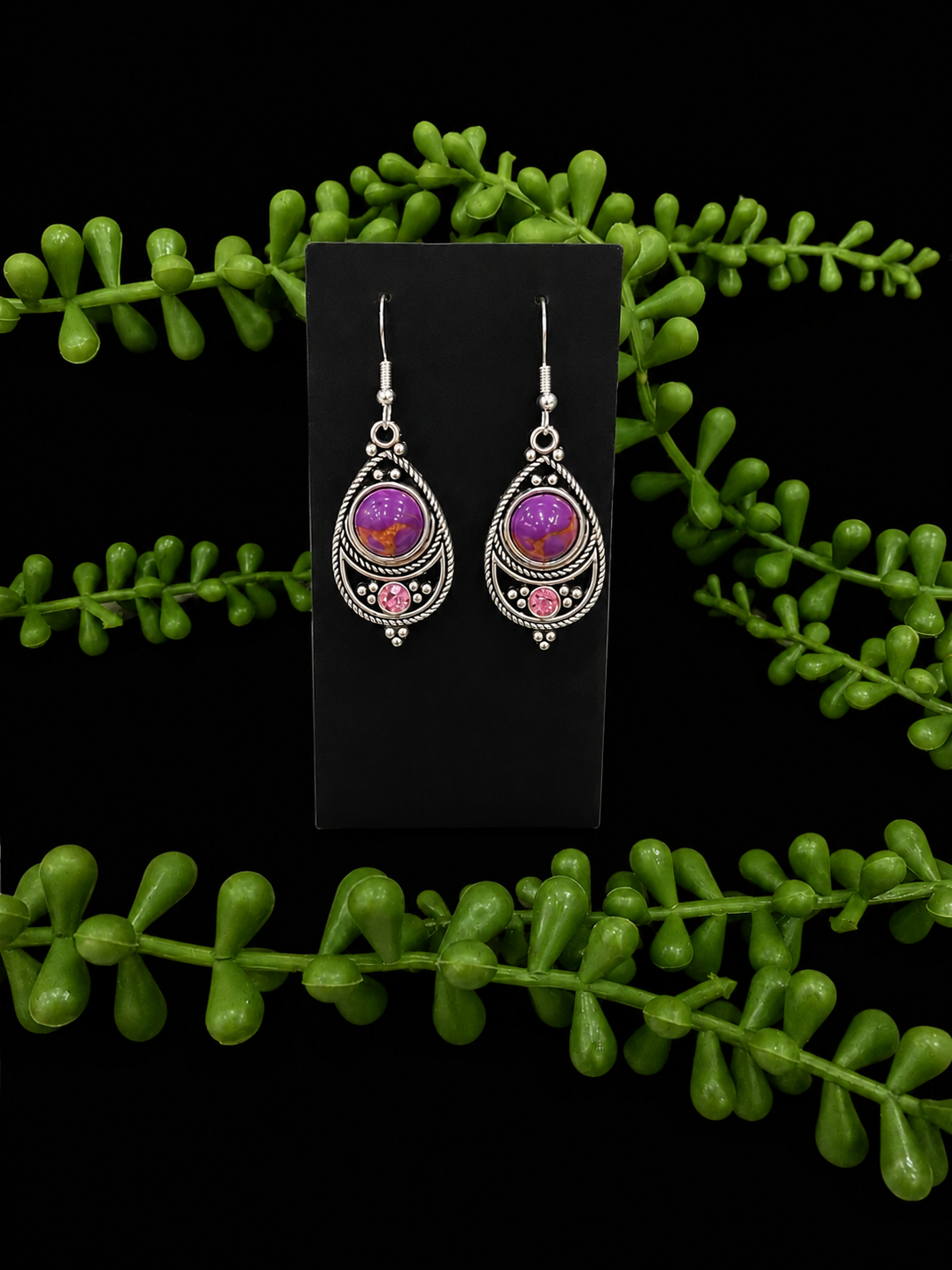 Earrings - Bohemian Pink