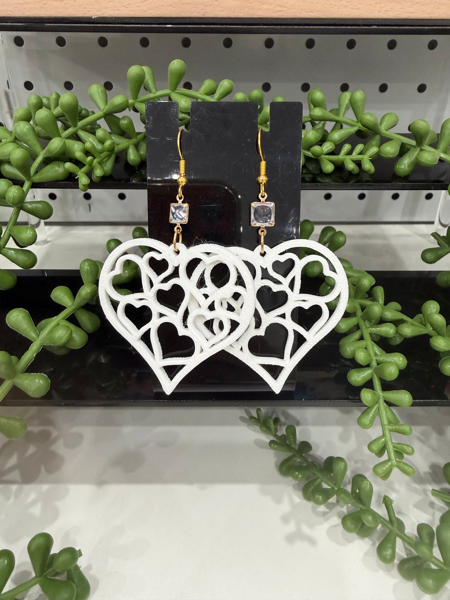 Earrings - Elegant Heart (Large)