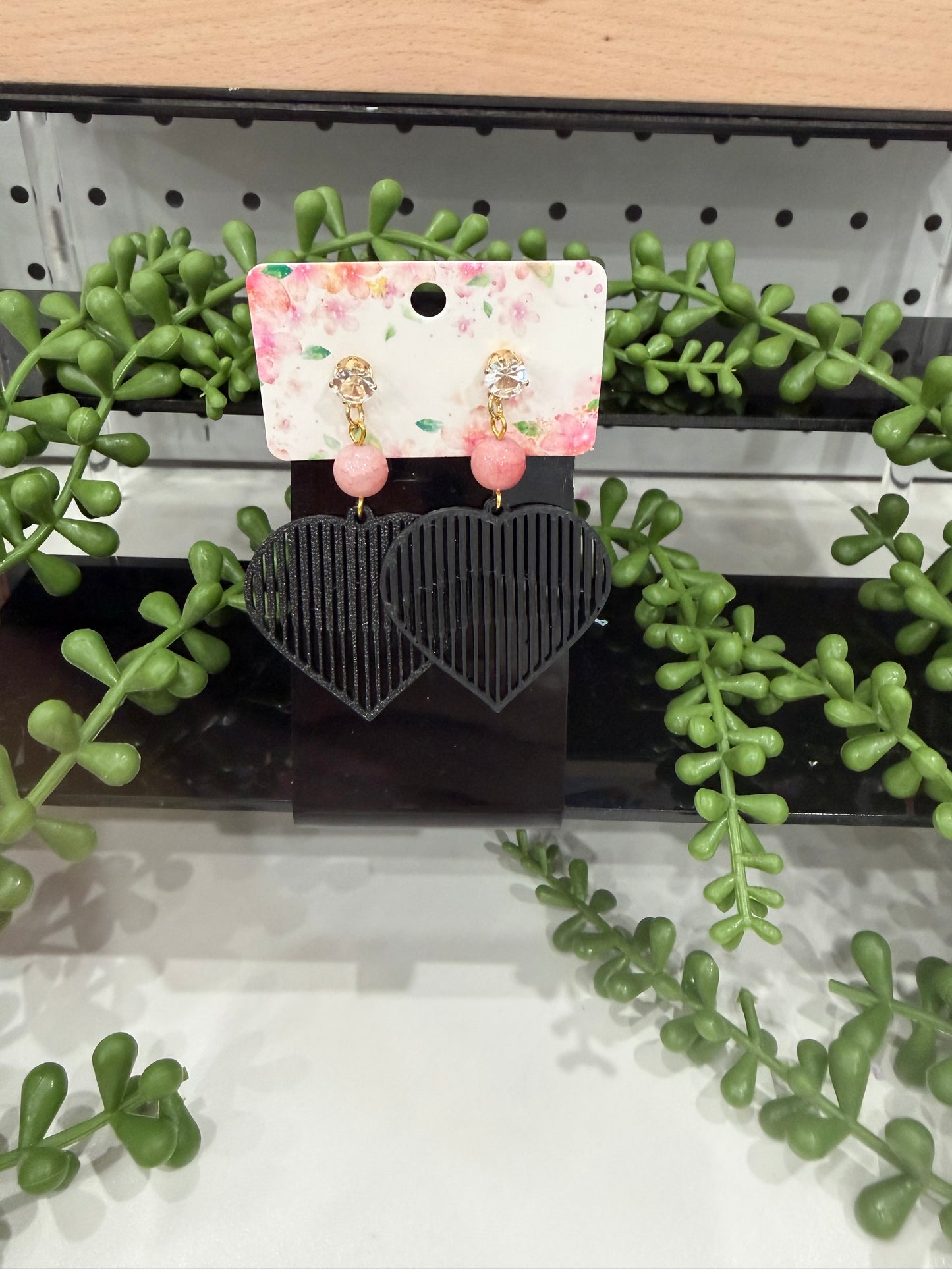 Earrings - Gothic Hearts