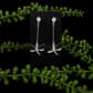 Earrings - Black Dragon Flies