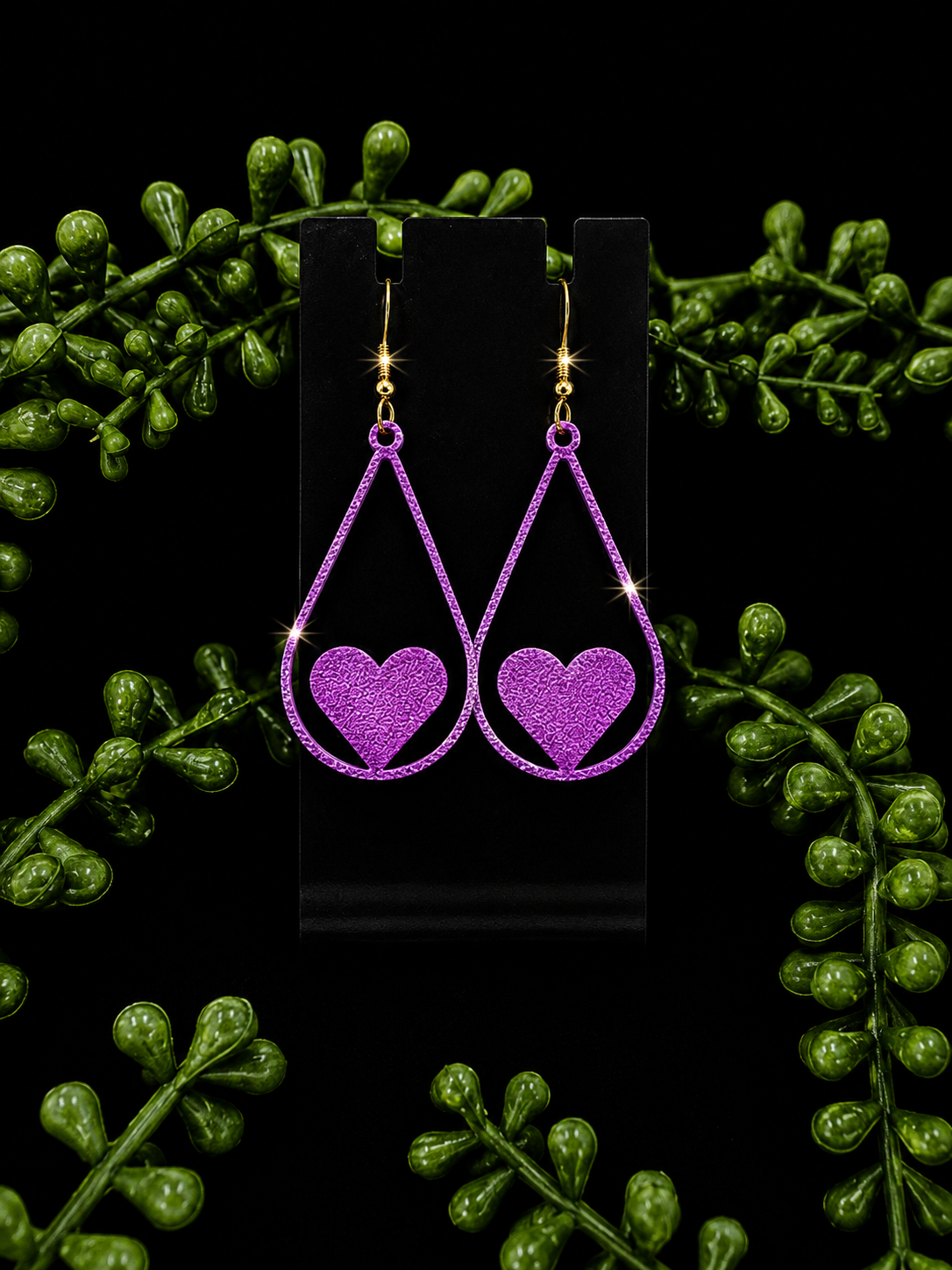 Earrings - Purple Dream Drops