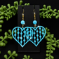 Earrings -  My Heart is Blue (Large)