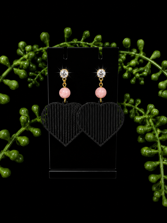 Earrings -  Gothic Hearts