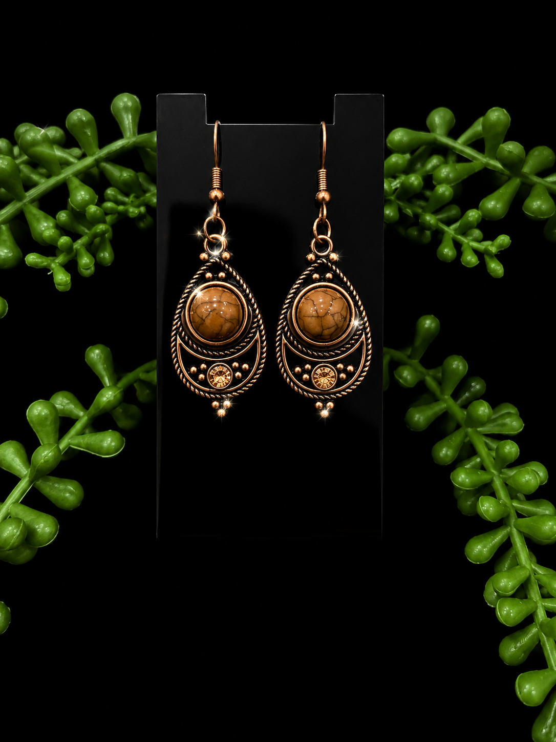 Earrings - Bohemian Bronze