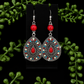 Earrings - Bohemian Red