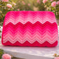 Crochet Blanket Large - Pink Ombre