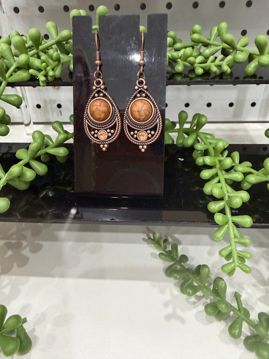Earrings - Bohemian Bronze