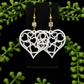 Earrings - Elegant Heart (Large)